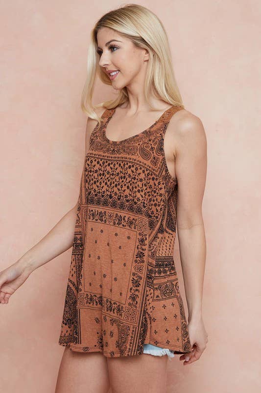 Paisley Tank Top