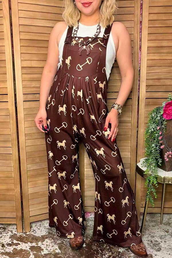 Western Chic Wide Leg Jumpsuit