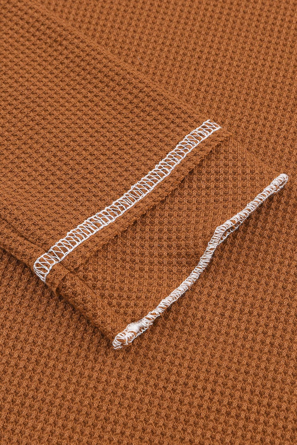 Long Sleeve Top: Brown