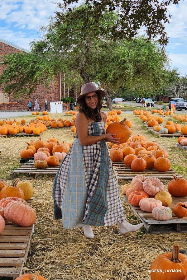 Western Charm Checkered Dress