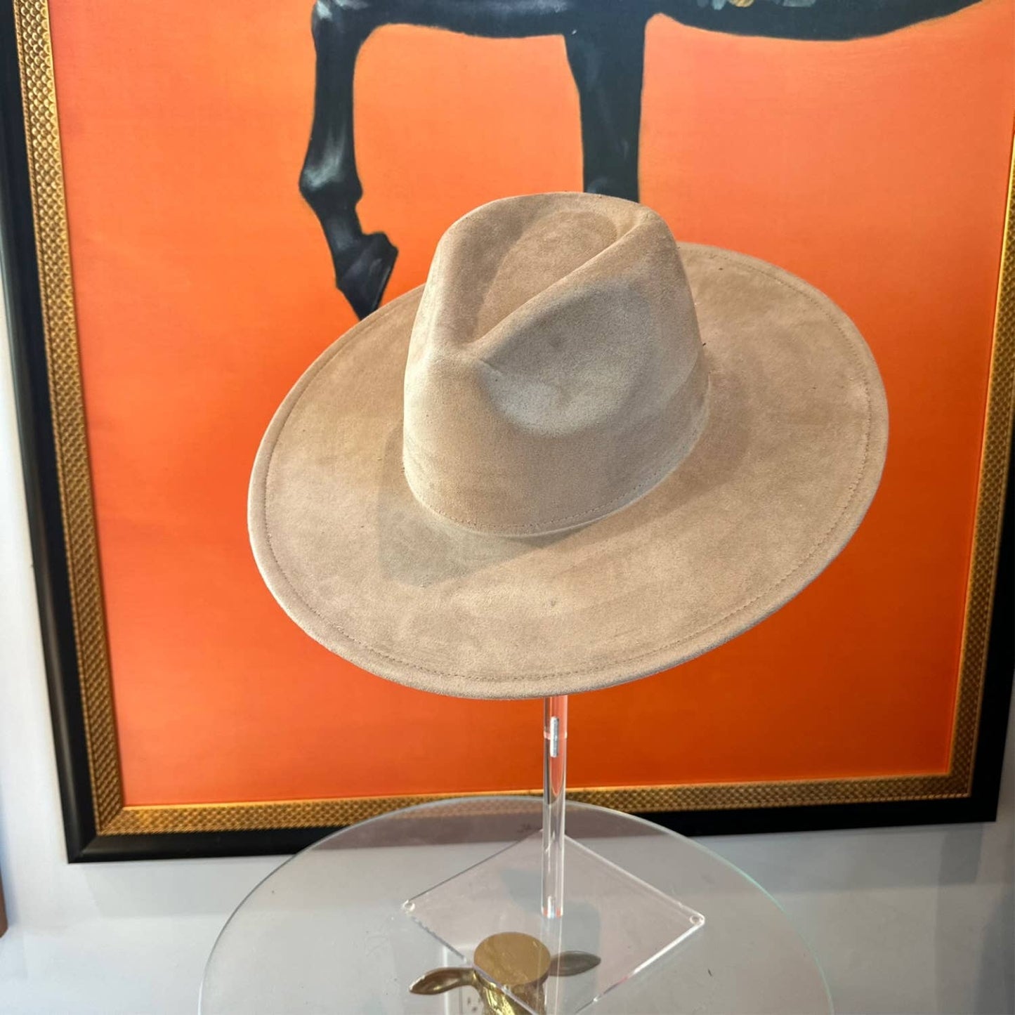 Classic Wide Brim Suede Premium Hat