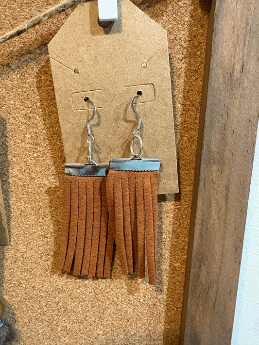 Suede Earrings