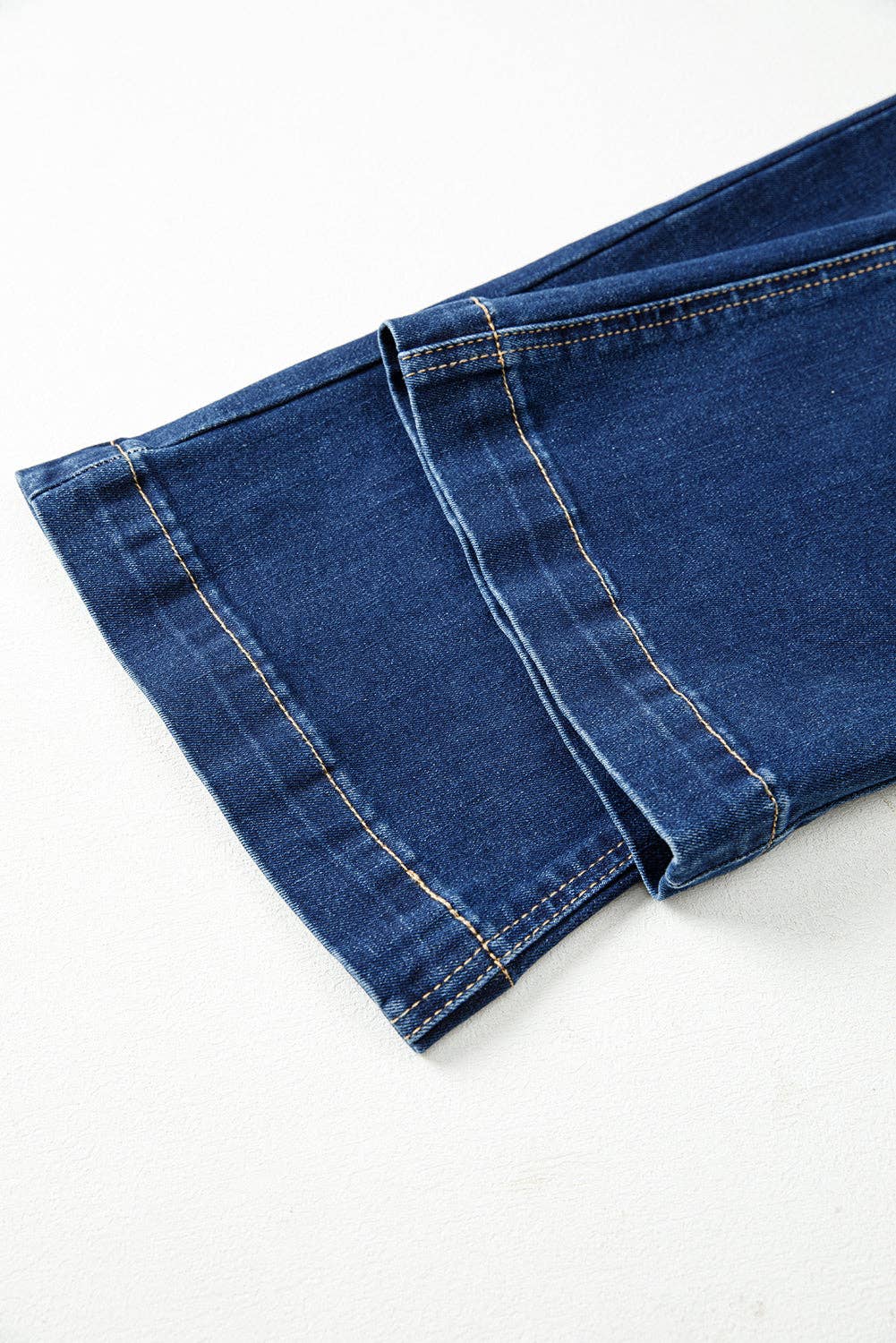Sail Blue Western Stitch Patched Pocket Bootcut Jeans: Sail Blue / 71%Cotton+27.5%Polyester+1.5%Elastane / 4
