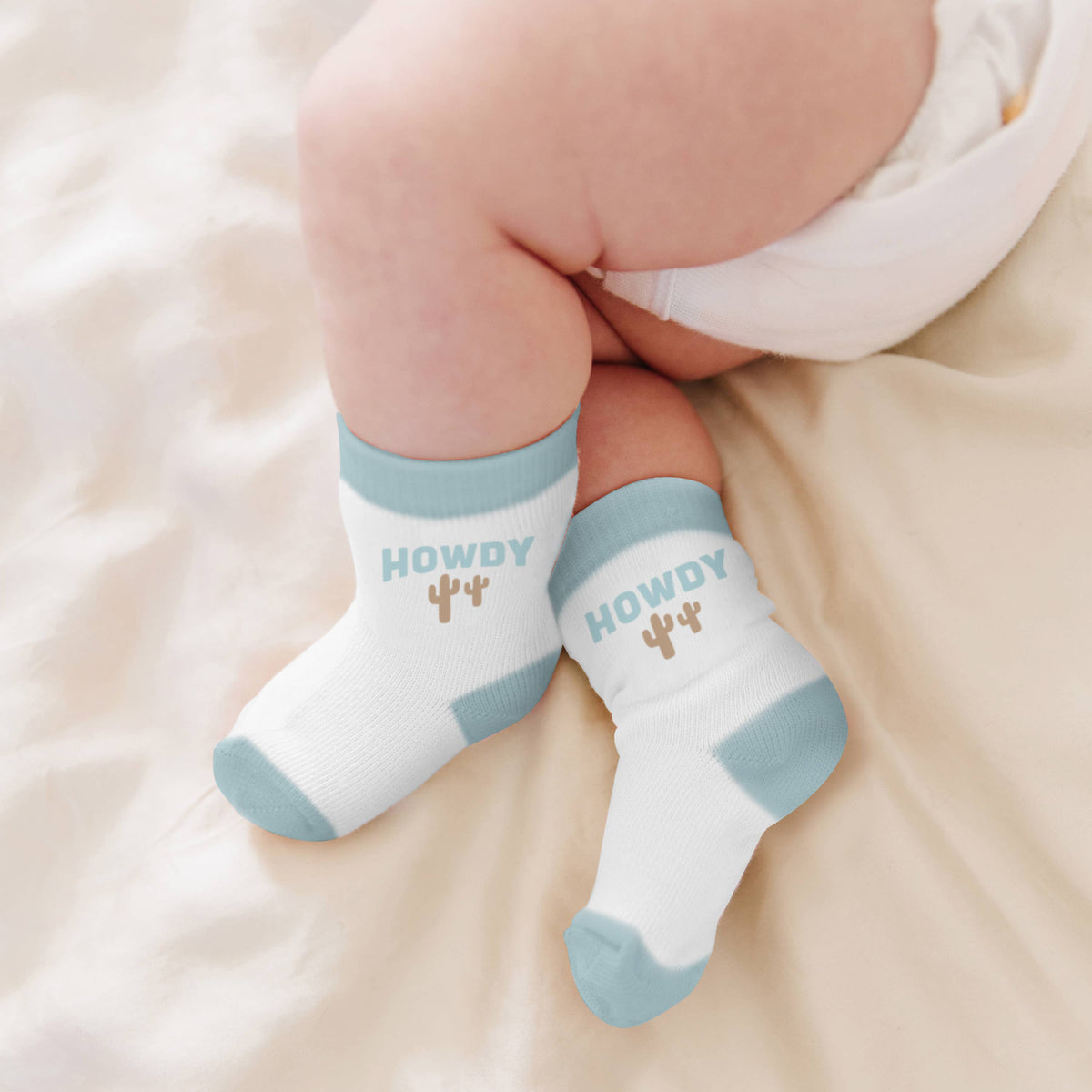 Howdy Partner Baby Socks