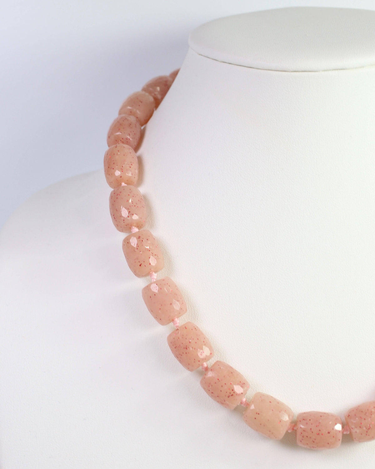 Charlestown Beaded Necklace Blush