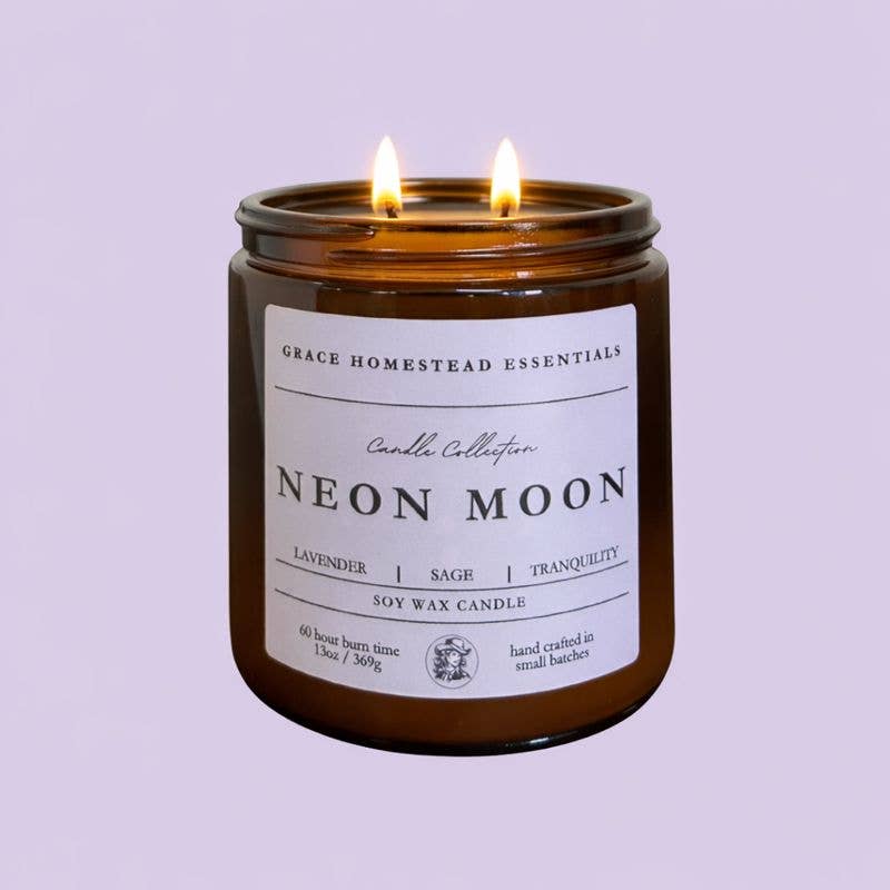Neon Moon Soy Candle - 13 oz