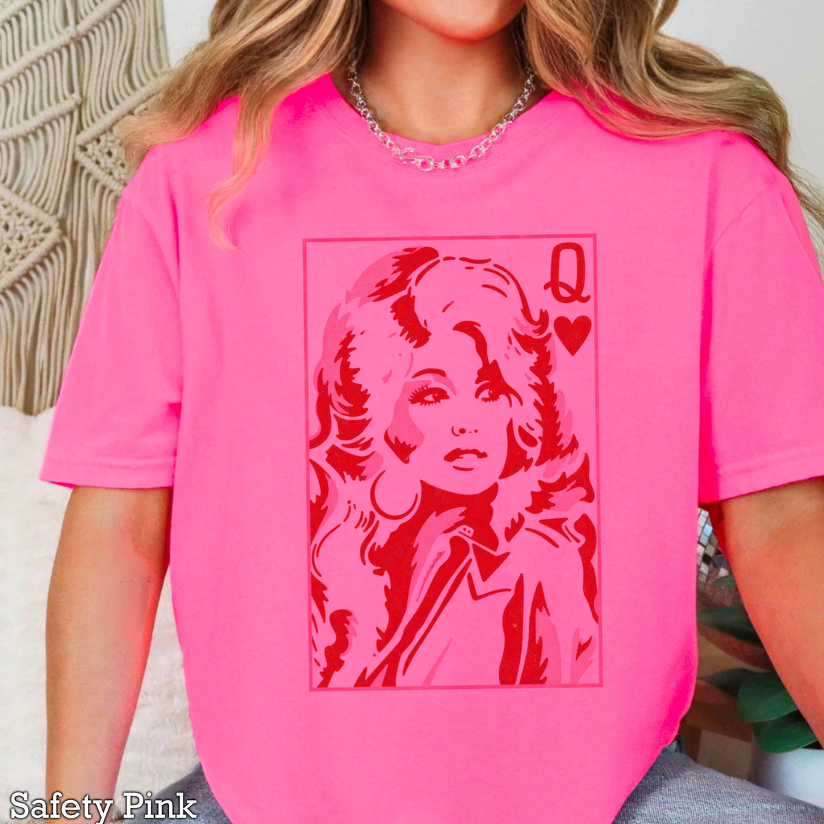Doll Queen Of Hearts Women’s Graphic T-Shirt | Gildan : White / Extra Large