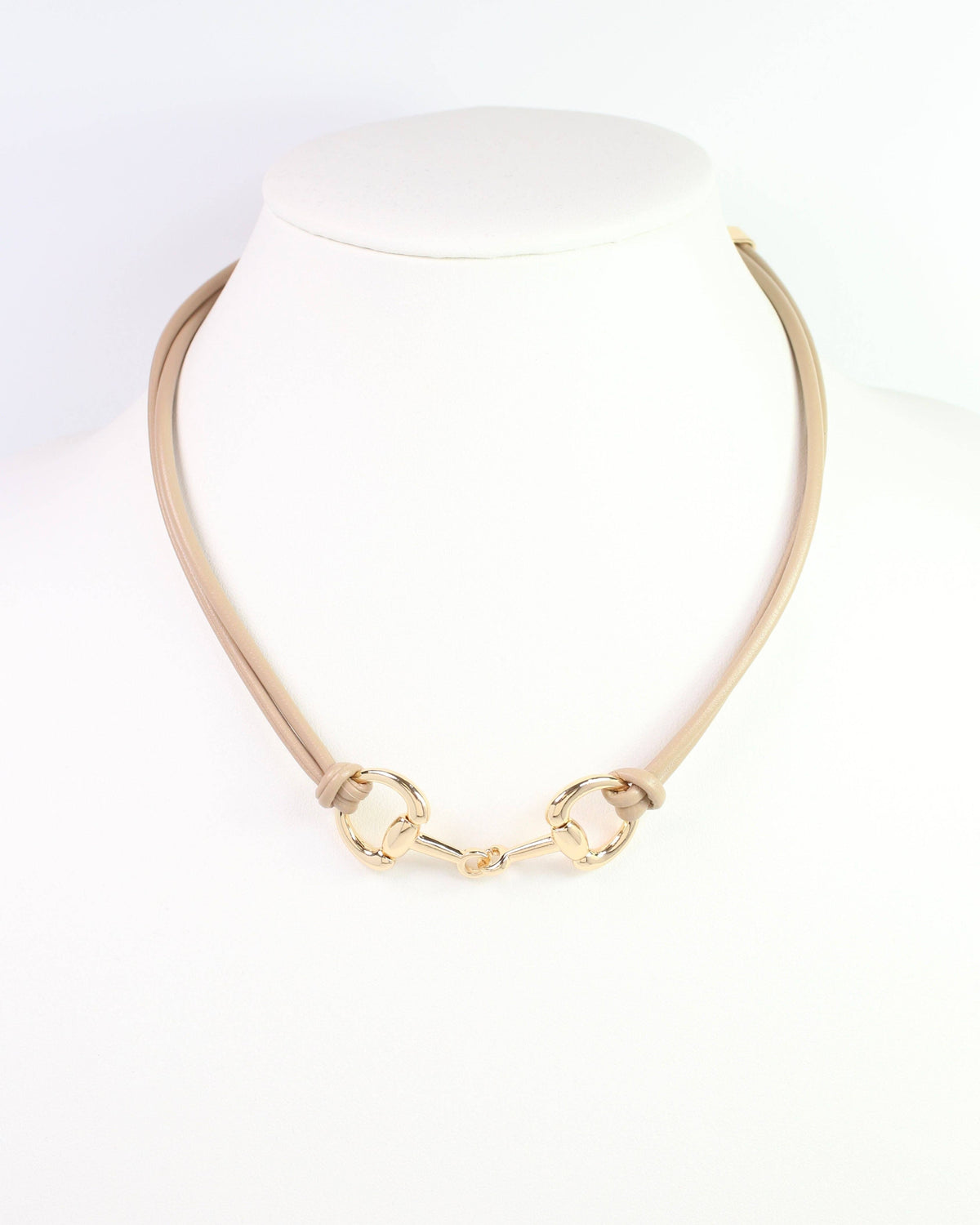 Horsebit Cord Necklace