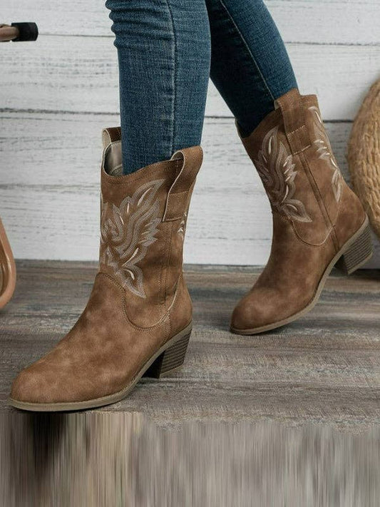 Embroidered Cowgirl Boots