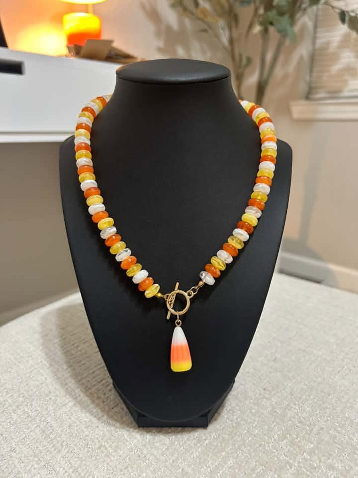 Candy Corn Necklace