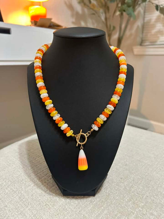 Candy Corn Necklace