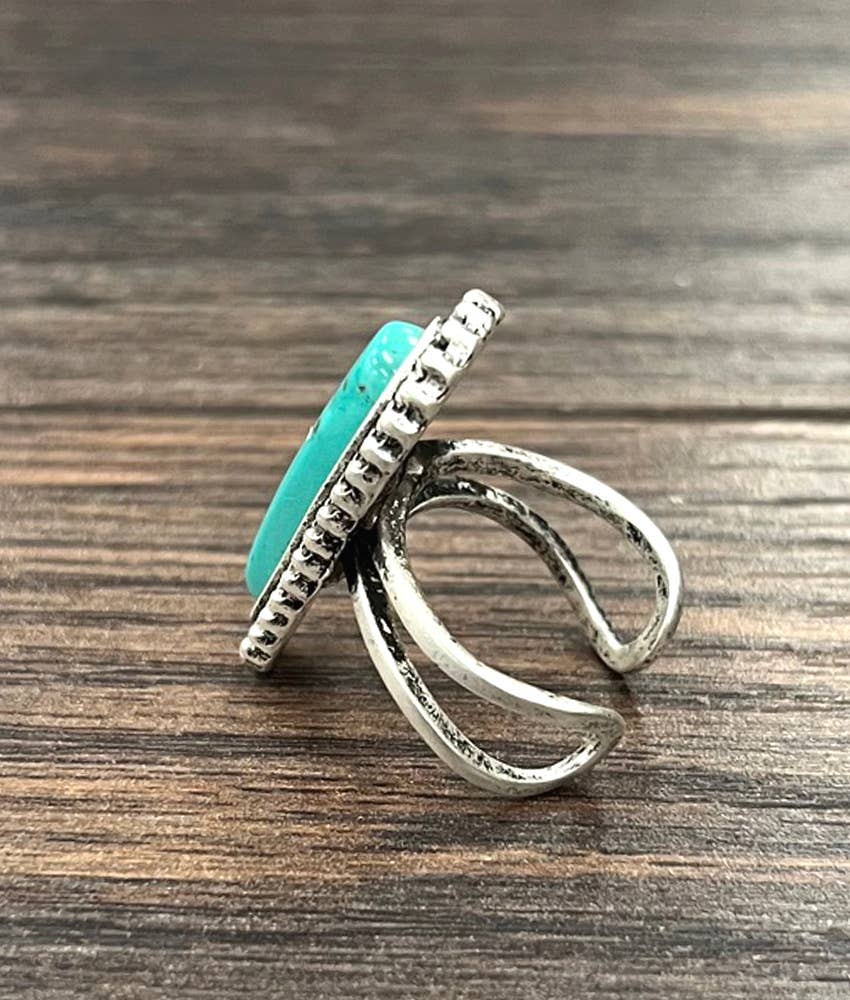 Turquoise Adjustable Ring
