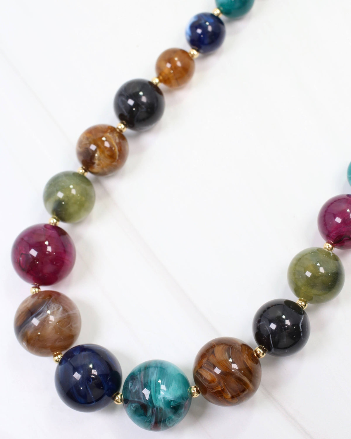 Cambridge Chunky Marble Necklace