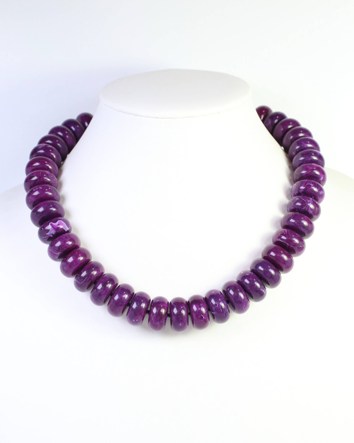 Pipestone Marble Beaded Necklace