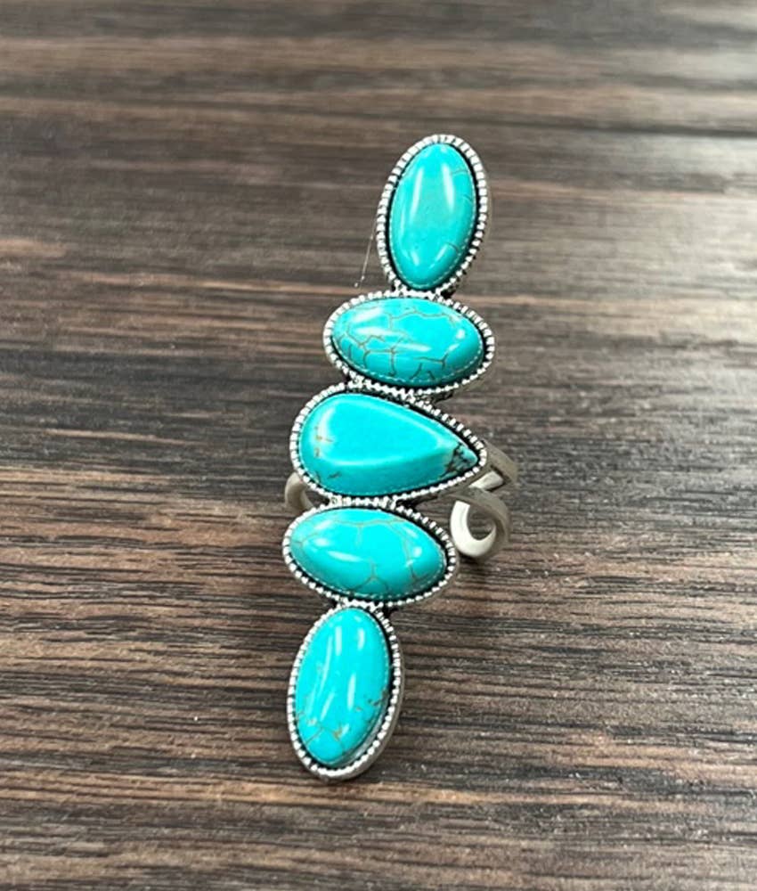 Stacked Turquoise Ring