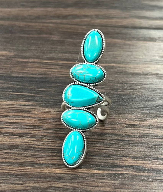 Stacked Turquoise Ring