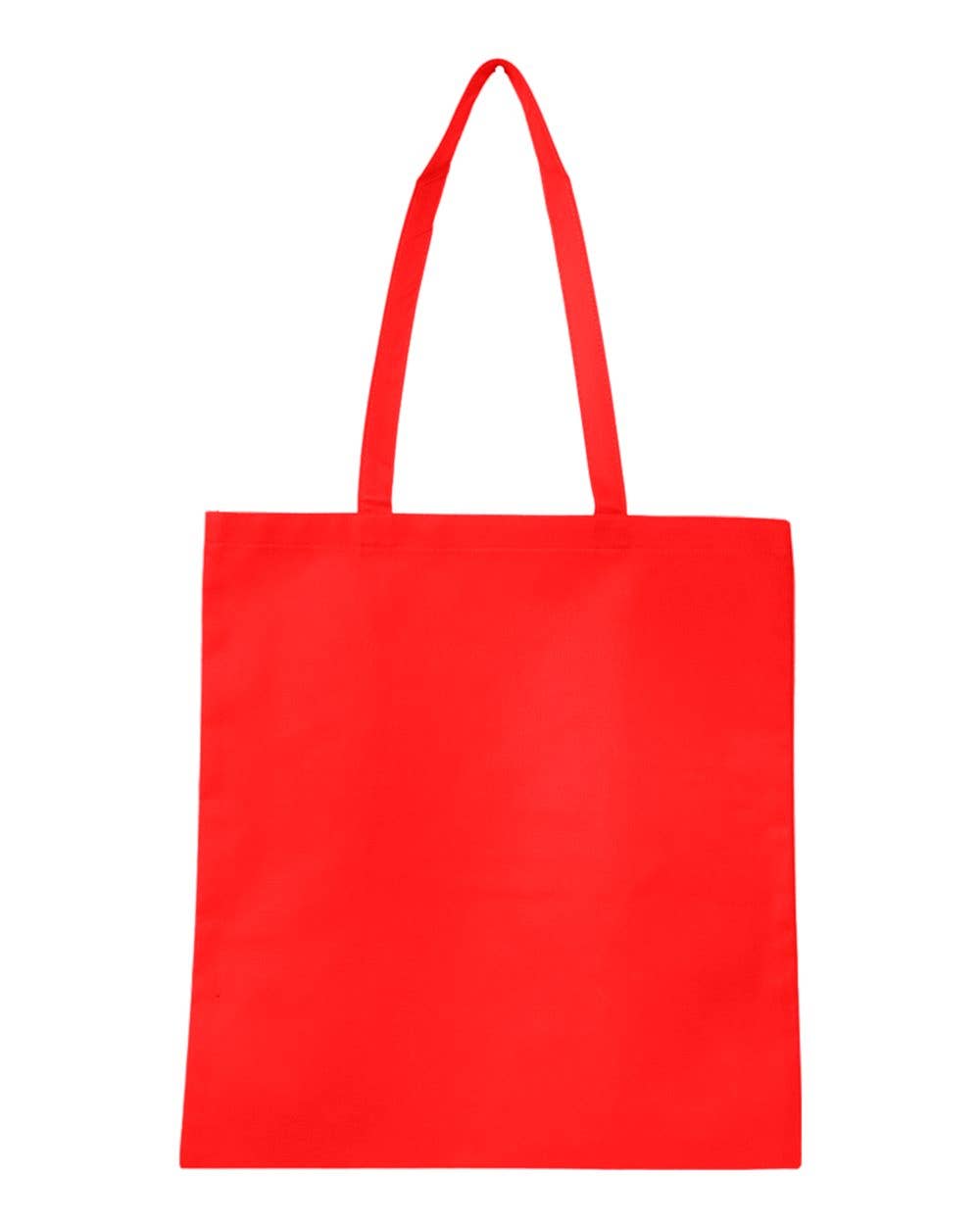 Q-Tees Q126300 Non-Woven Tote Bag: Natural
