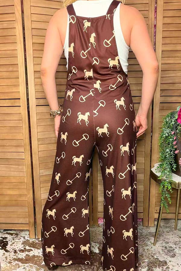 Western Chic Wide Leg Jumpsuit