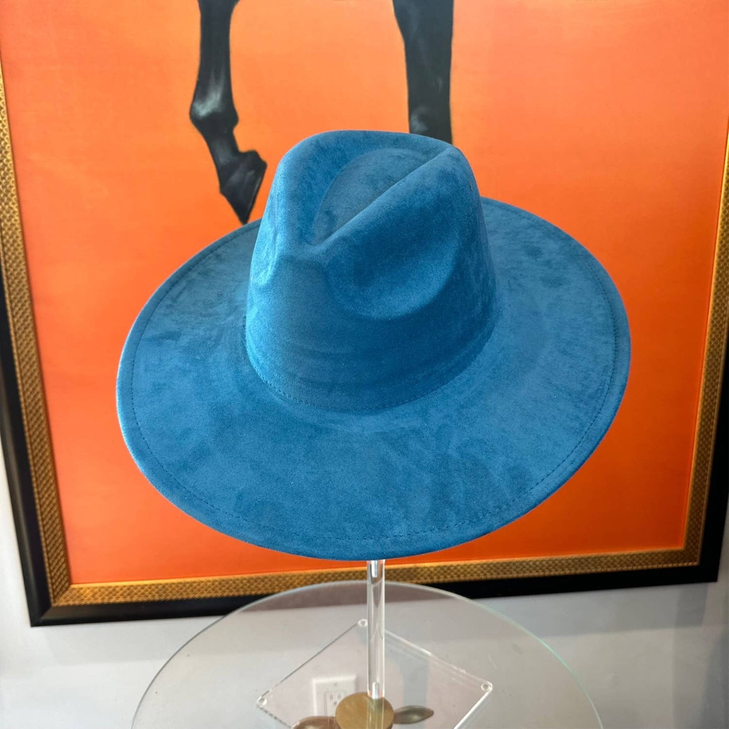 Classic Wide Brim Suede Premium Hat