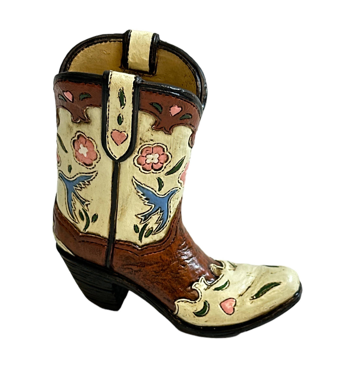 Cowboy Boot Freestanding Figurine
