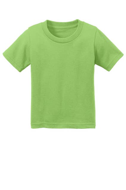 Port & Company® Infant Core Cotton Tee: Yellow / 12M
