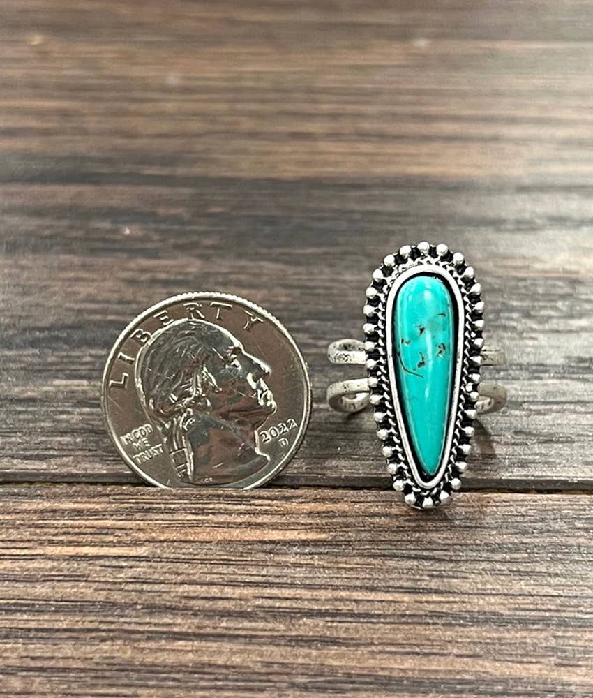 Turquoise Adjustable Ring