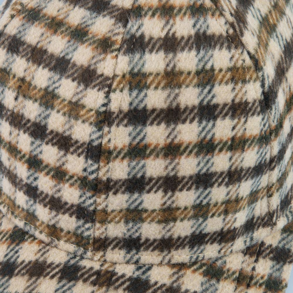 Tartan Check Cap: GRN