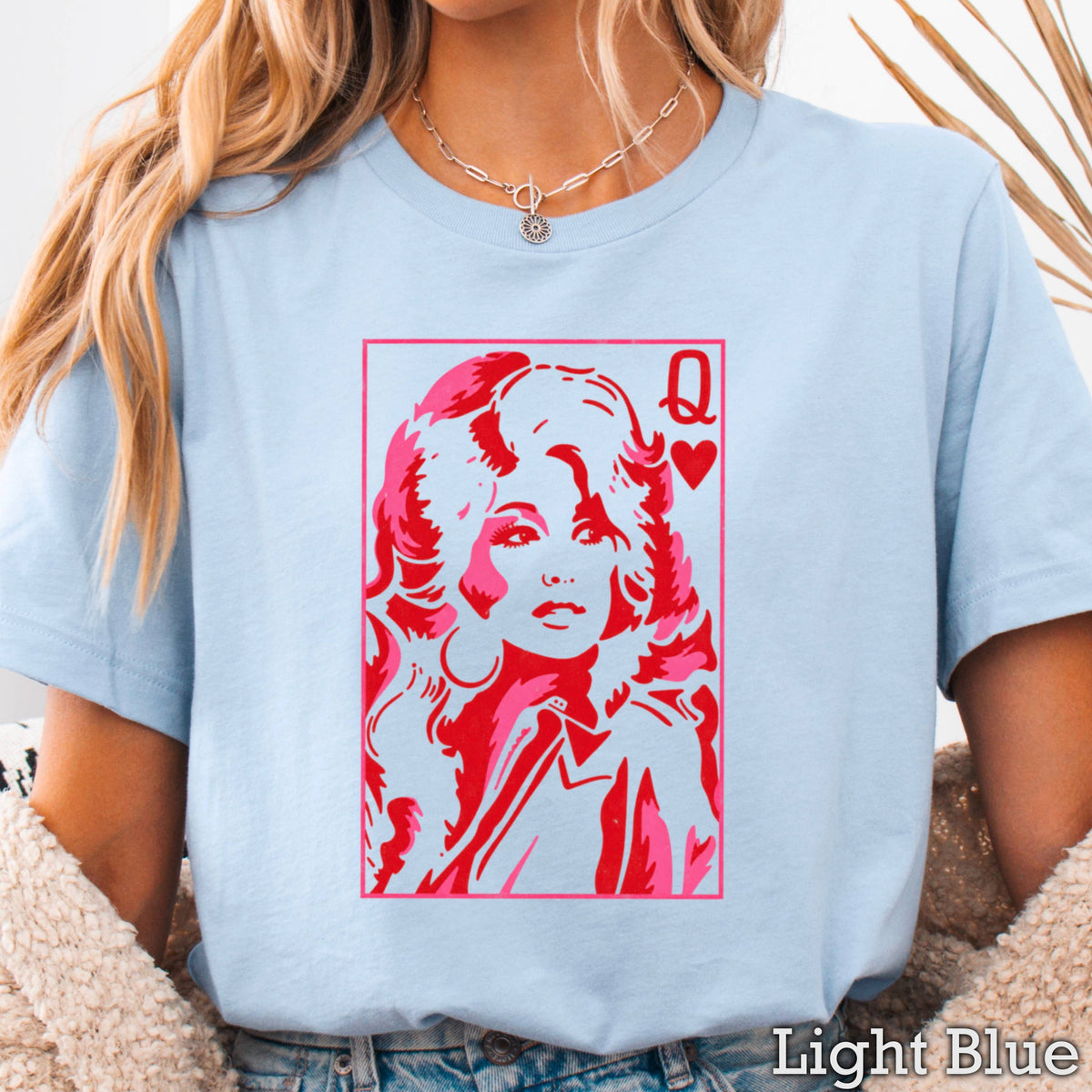 Doll Queen Of Hearts Women’s Graphic T-Shirt | Gildan : White / Large