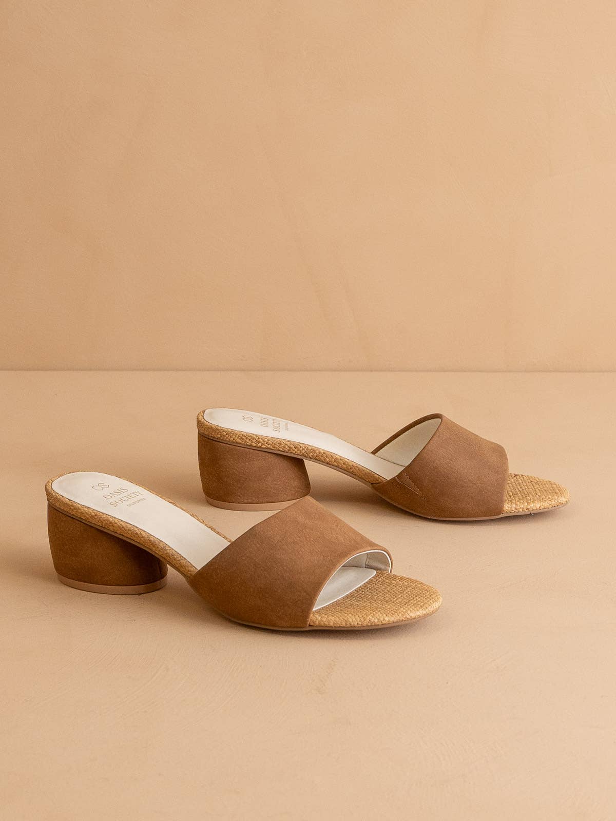 The Paloma Brown Vegan Leather Sandals