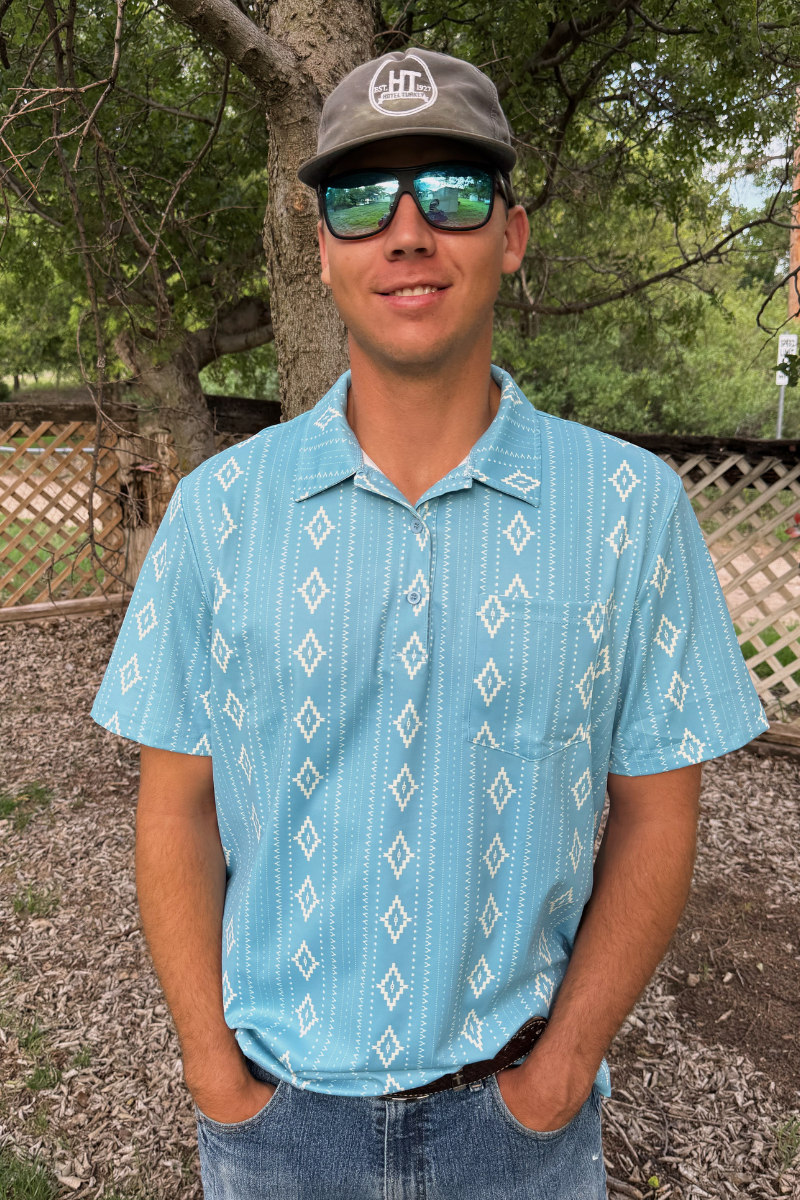 Dusty Blues Polo: L