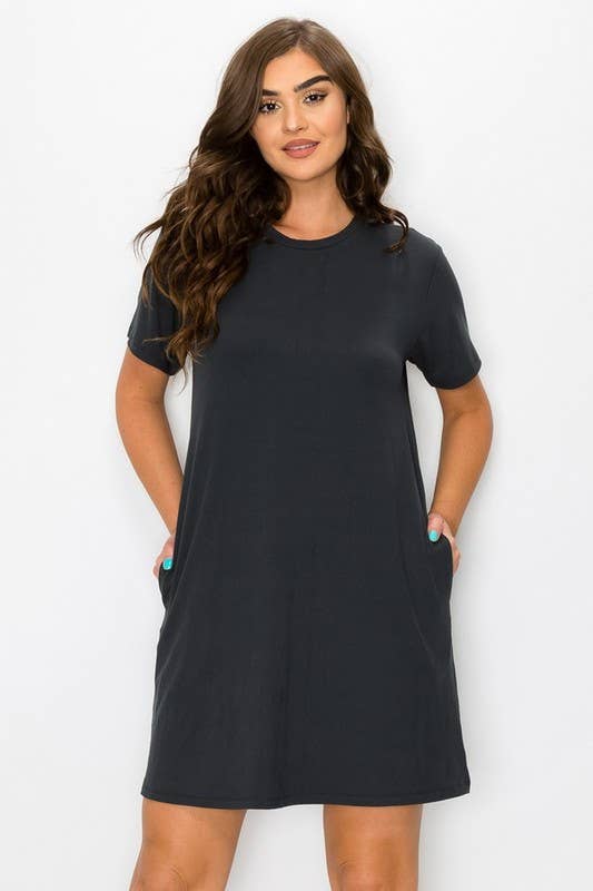 T- Shirt Dress with Pockets