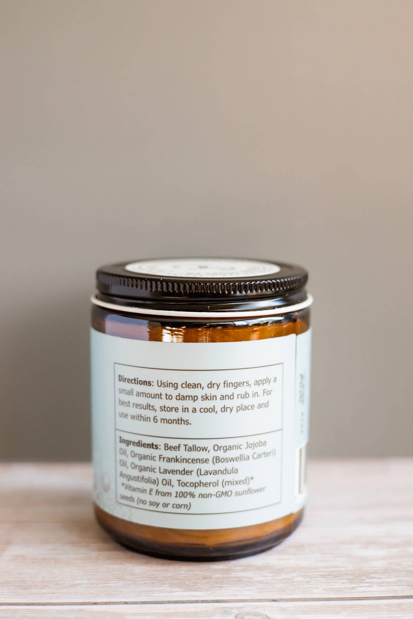 Frankincense + Lavender Tallow Butter | Whipped Tallow Balm: Small (2 oz volume)