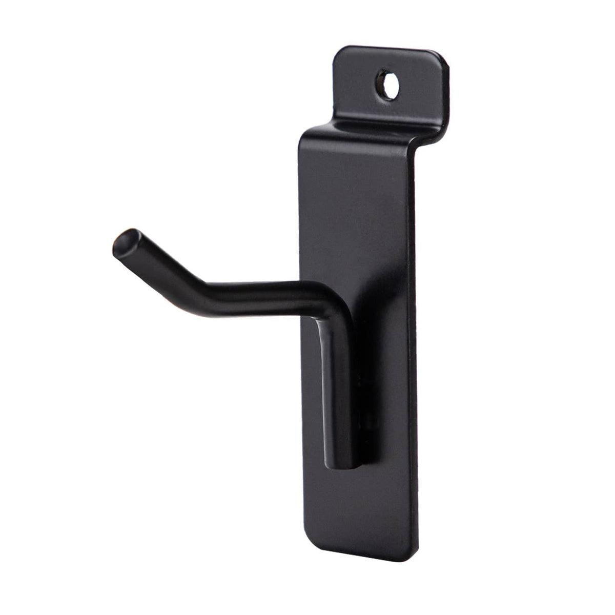 Black Peg Hook for Slatwall: 4 inch