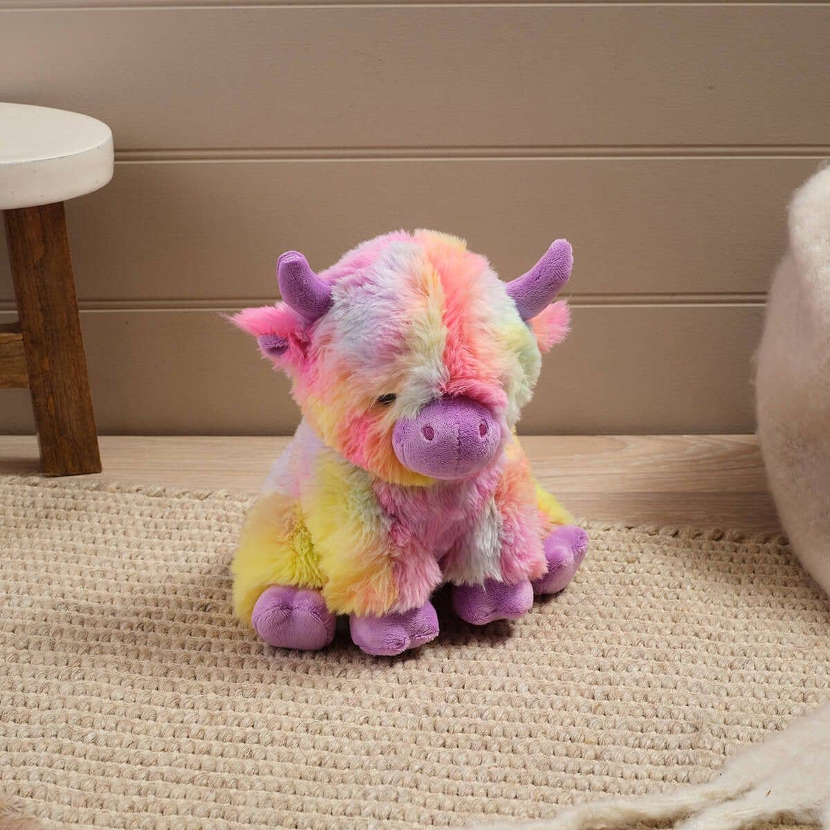 Rainbow Highland Cow