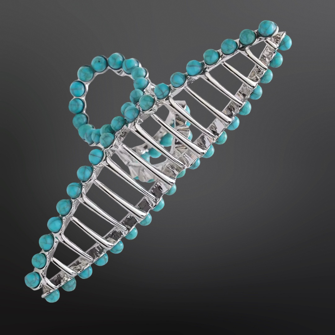 Turquoise Claw Clip