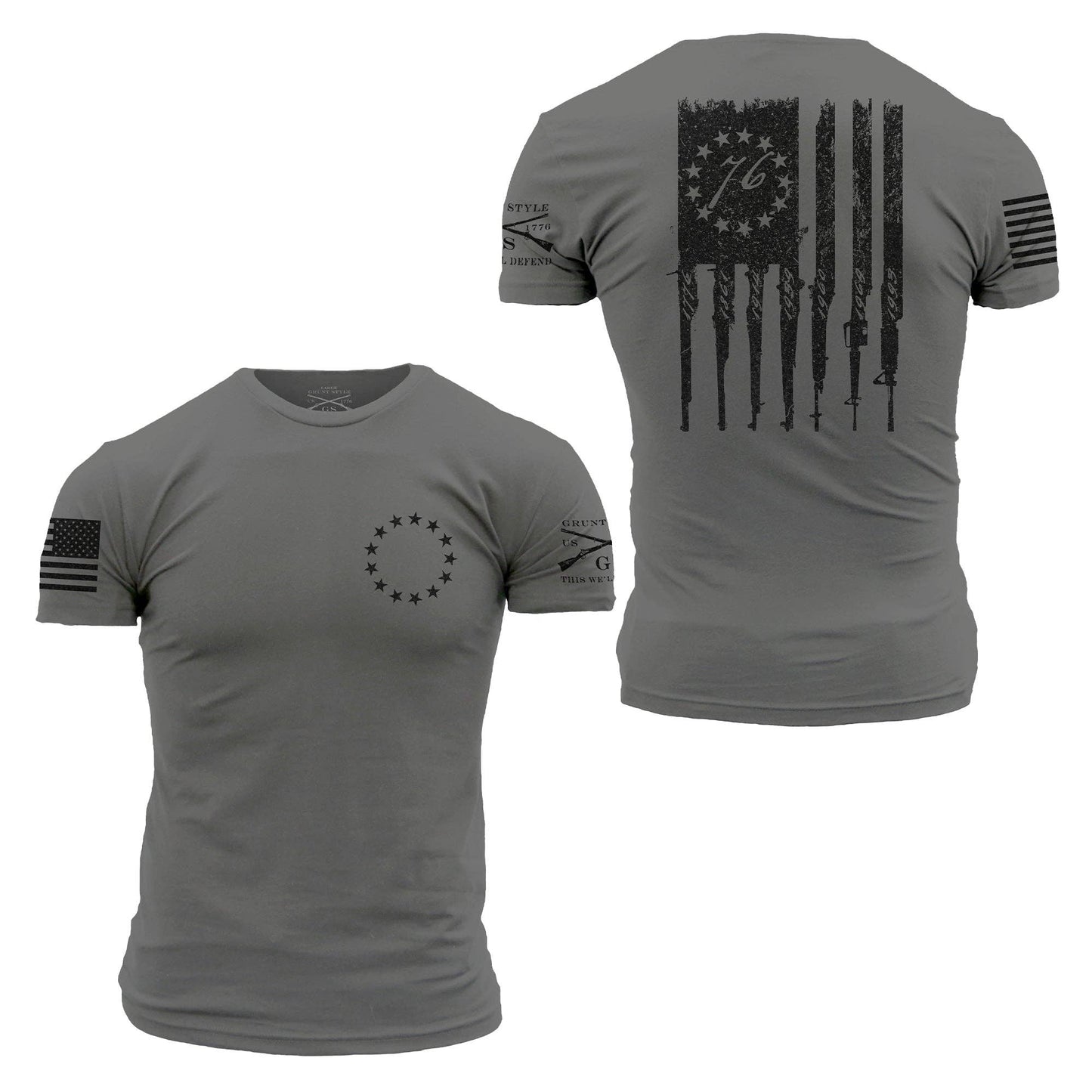 Betsy Rifle Flag Men's Tee