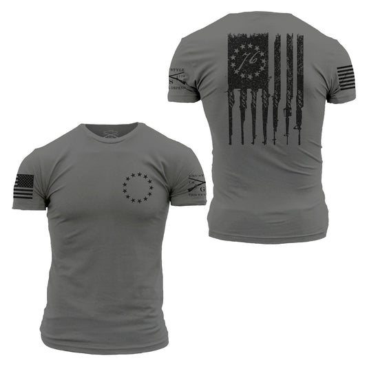 Betsy Rifle Flag Men's Tee