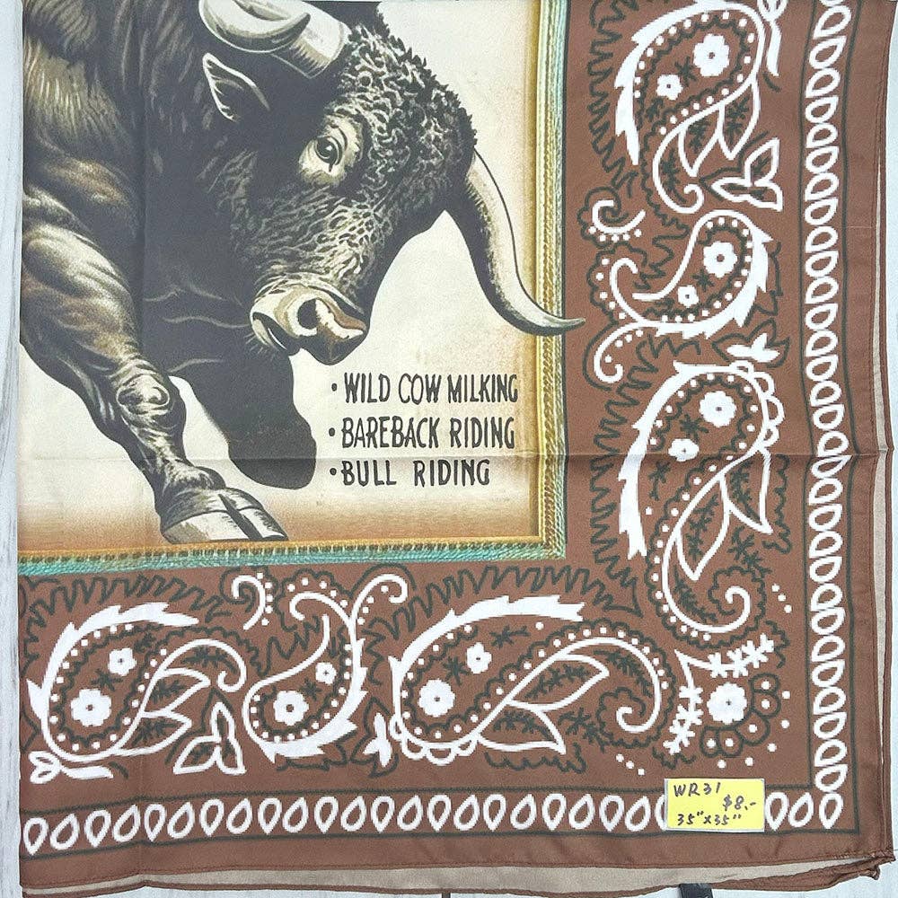 Bull Ride Wild Rag