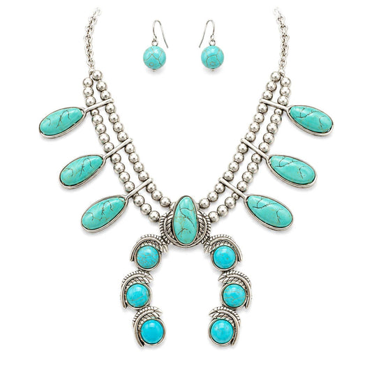 Squash Blossom Silver Beads