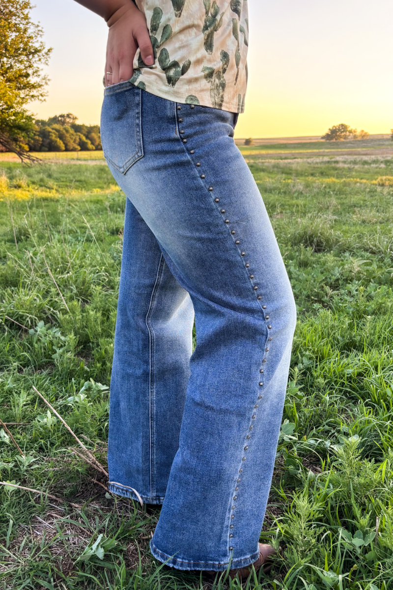 Studded SK Denim: 9/10
