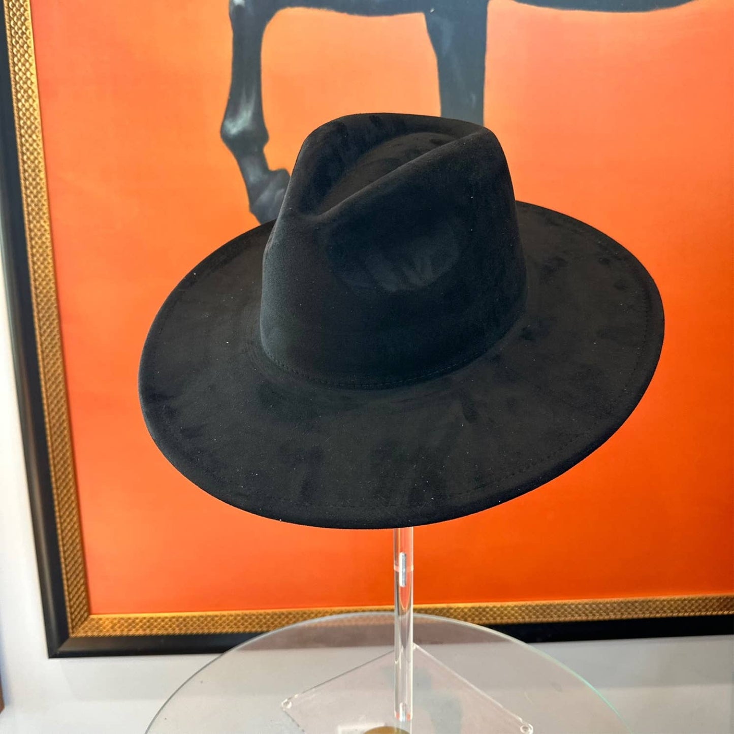 Classic Wide Brim Suede Premium Hat