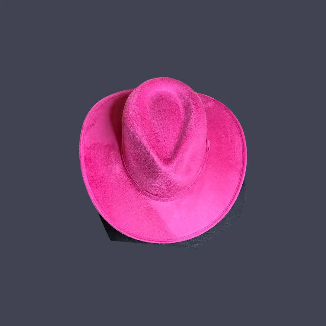 Vegan Suede Cowboy Hat