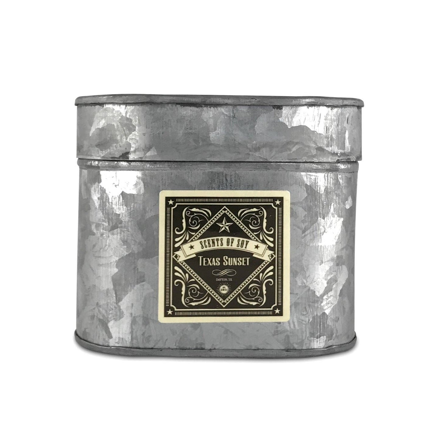 Texas Sunset Galvanized Soy Candle
