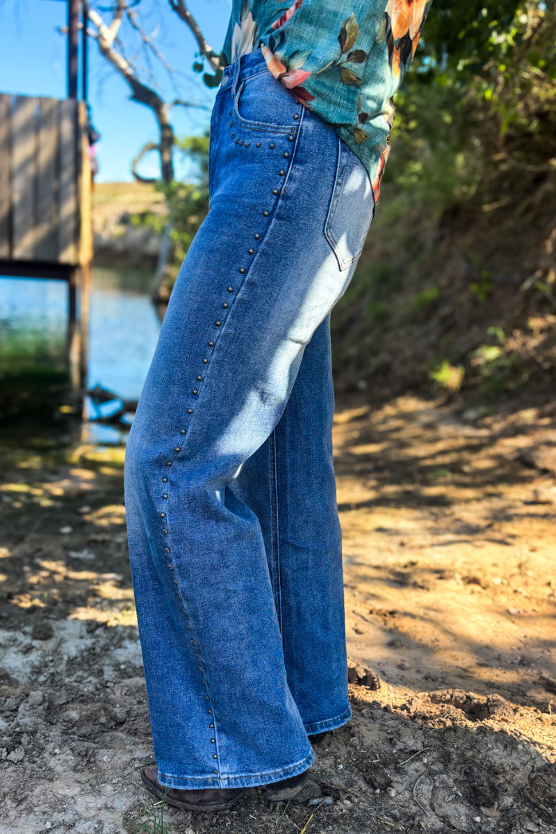 Studded SK Denim: 9/10