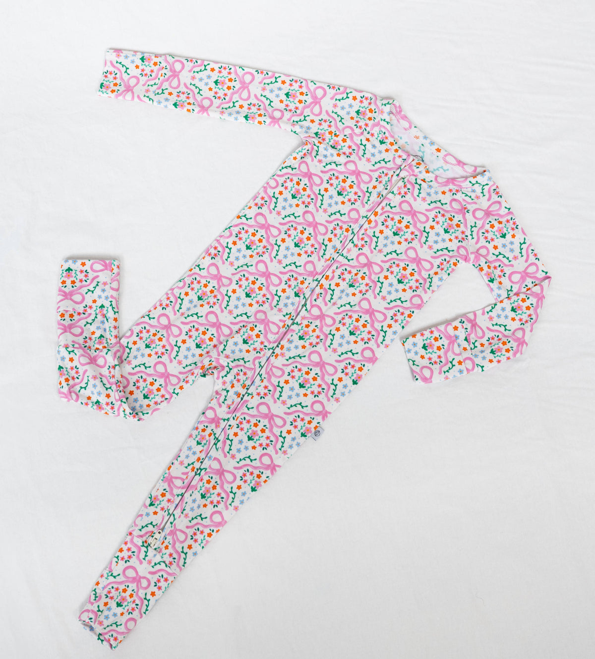Bamboo Zip Sleeper: Bows in the Meadow