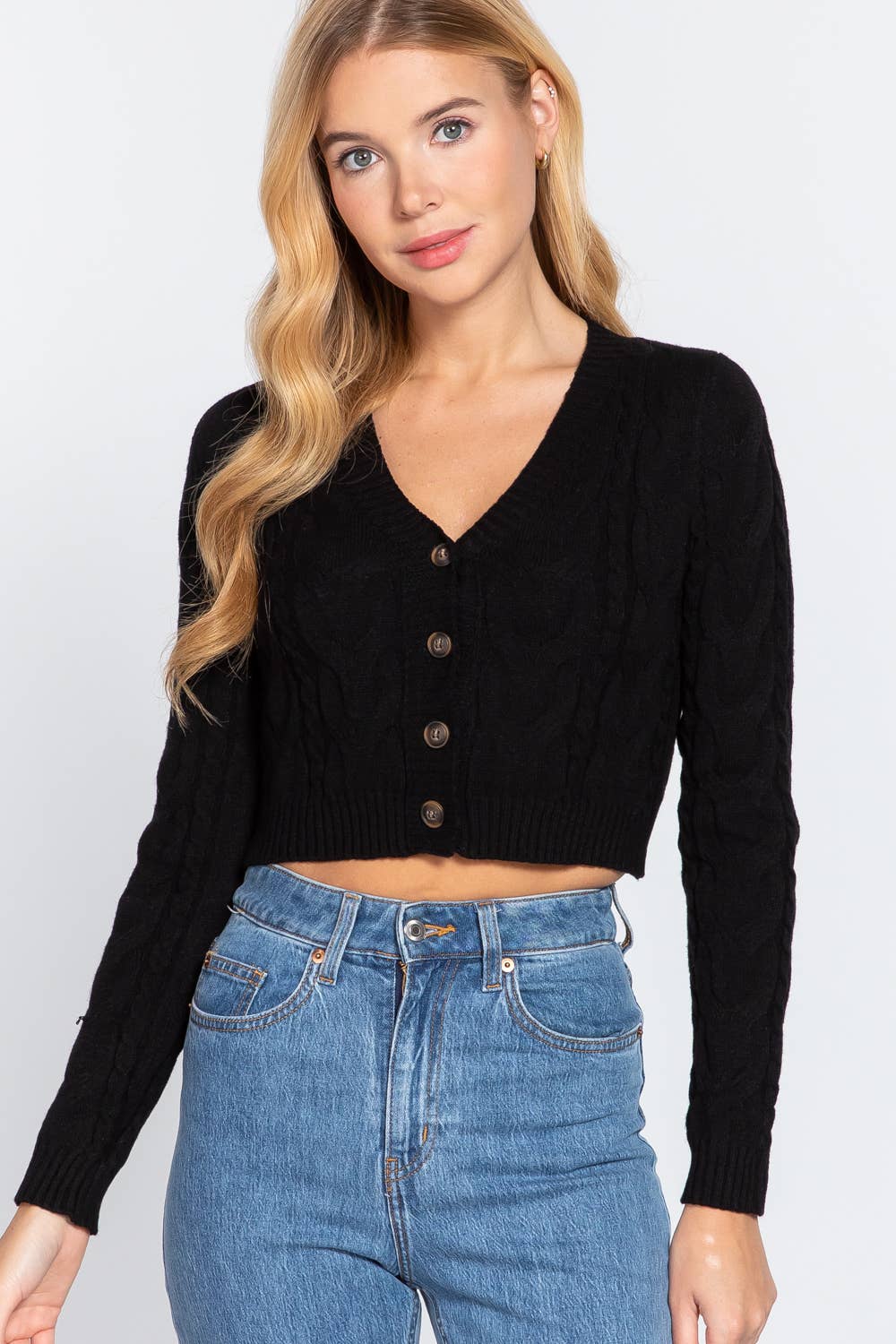 Cable Sweater Cardigan