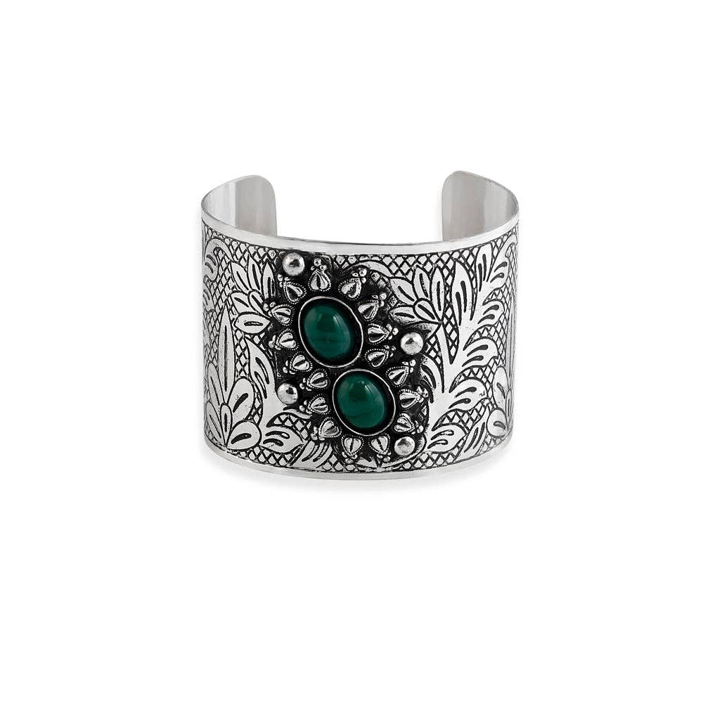 Southwest Chic Silver Cuff Bracelet
