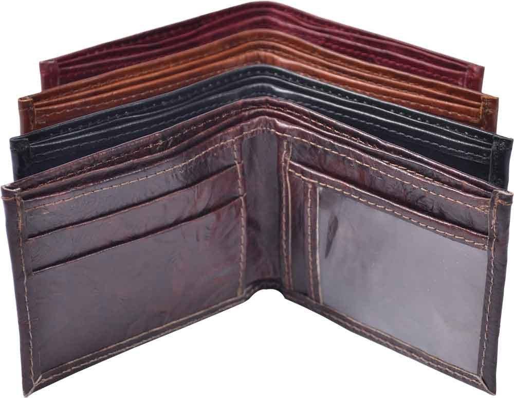 Full-Grain Bifold Wallet Handmade: Brown