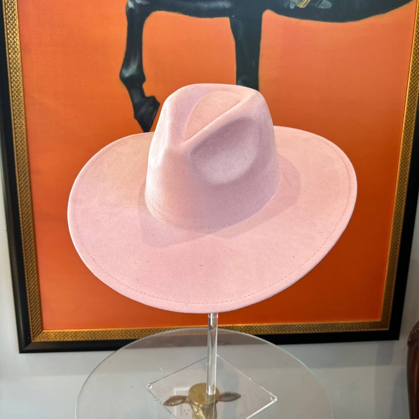 Classic Wide Brim Suede Premium Hat