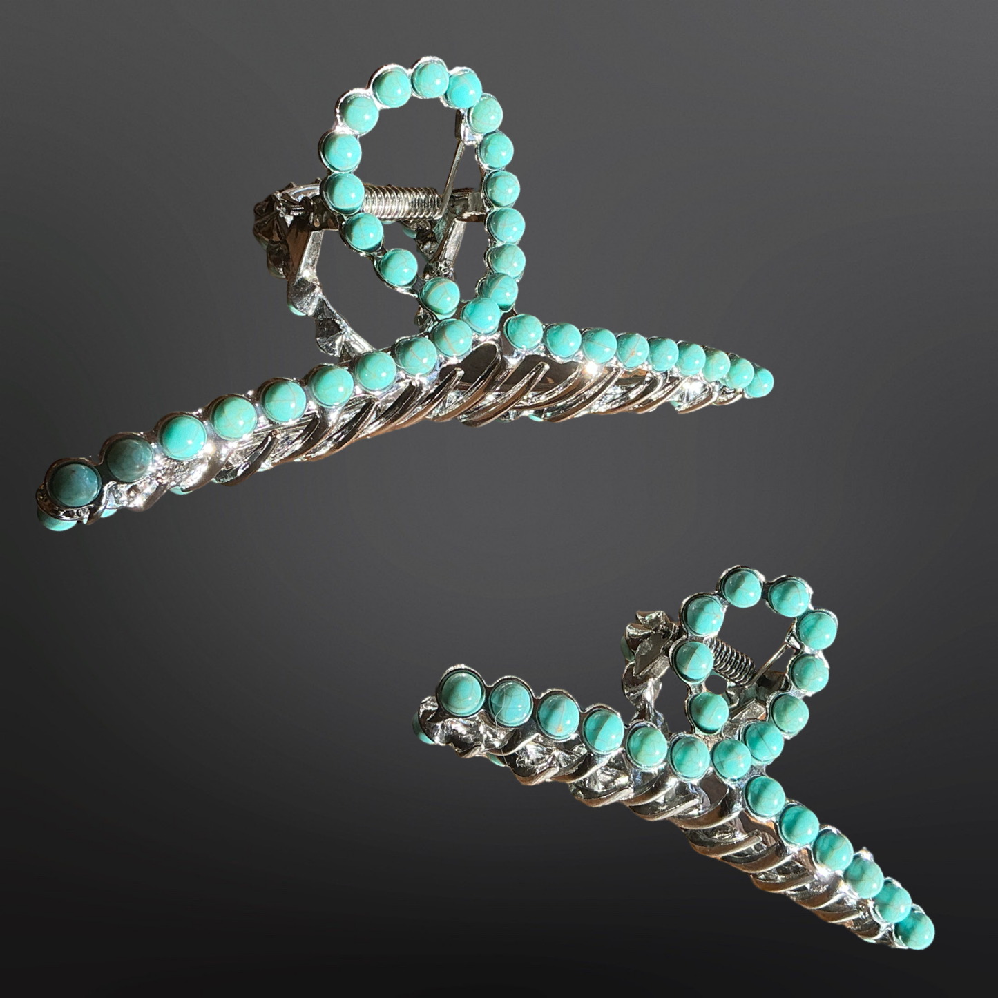 Turquoise Claw Clip